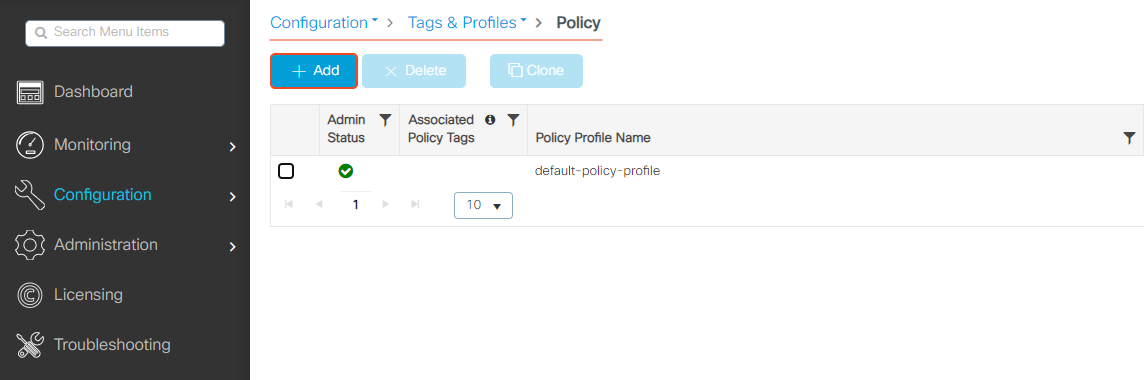 Policy Profile